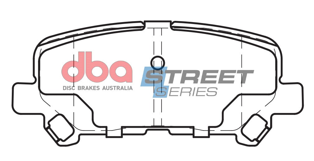 Ss Street Series Brake Pads Holden Colorado 7/2013-> Rear DB2368SS - DBA