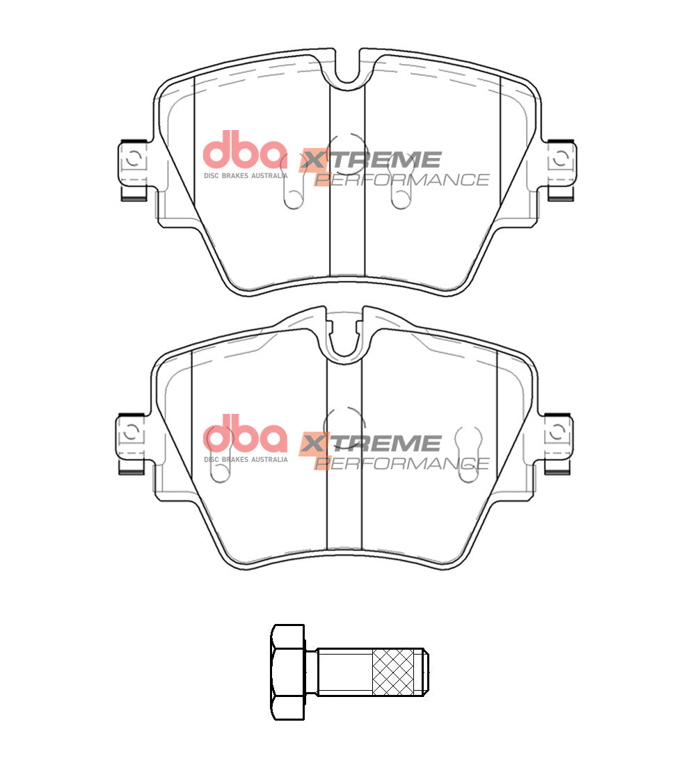 Xp Performance Brake Pads Bmw 2012 -> Rear DB2377XP - DBA