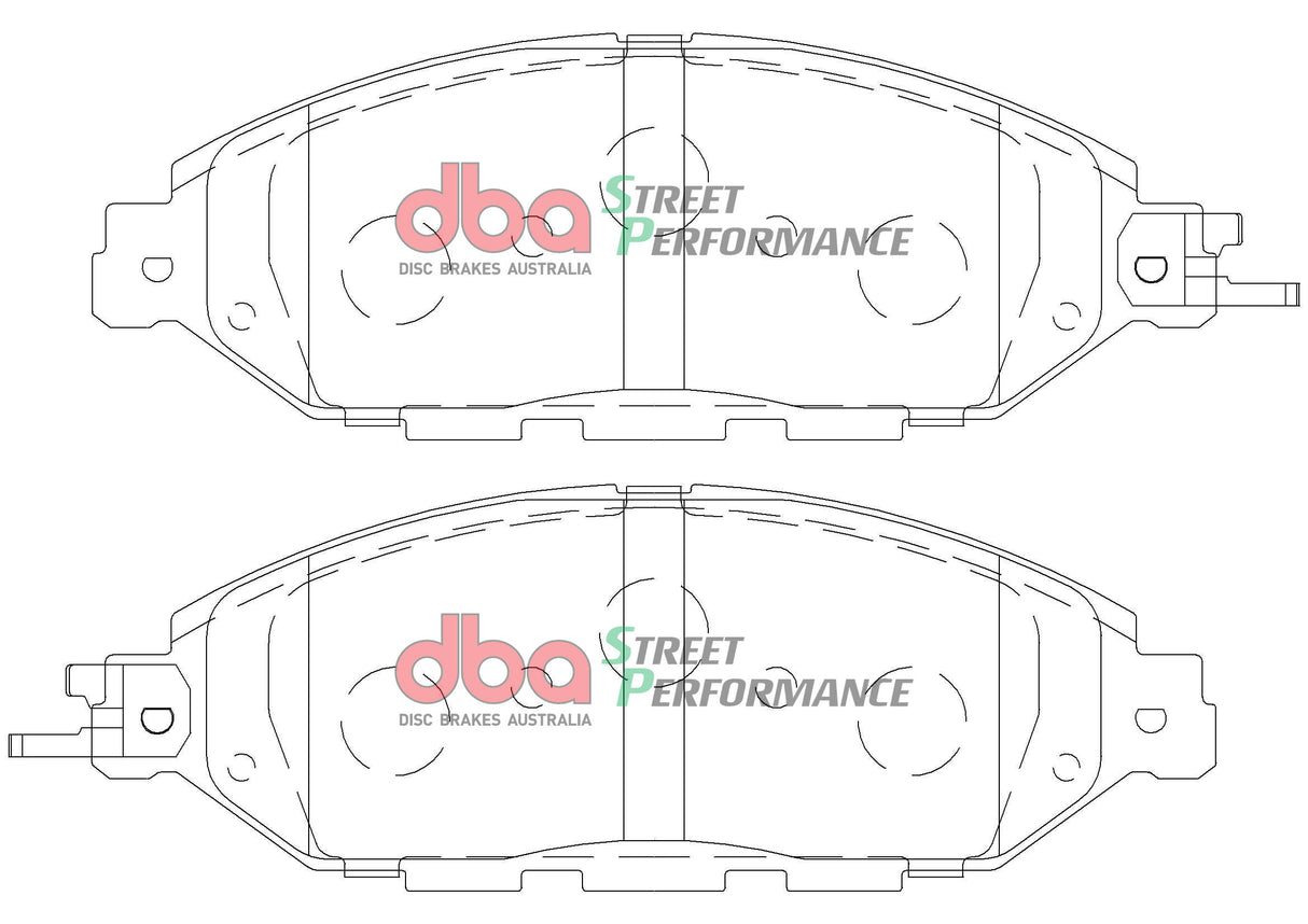 Sp Performance Brake Pads Nissan Pathfinder R52 2013 On Front DB2378SP - DBA
