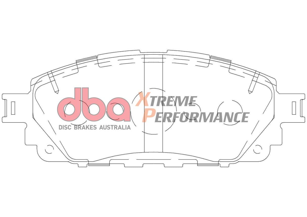 Xp Performance Brake Pads Toyota Hi Lux 5/2015 On 296MM Rotor Front DB2396XP - DBA