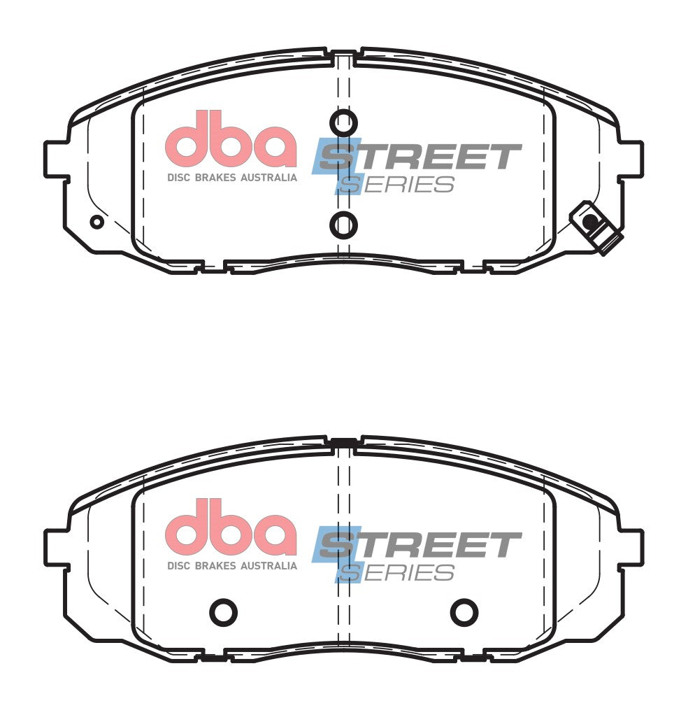 Ss Street Series Brake Pads Kia Carnival 2015 On Front DB2454SS - DBA