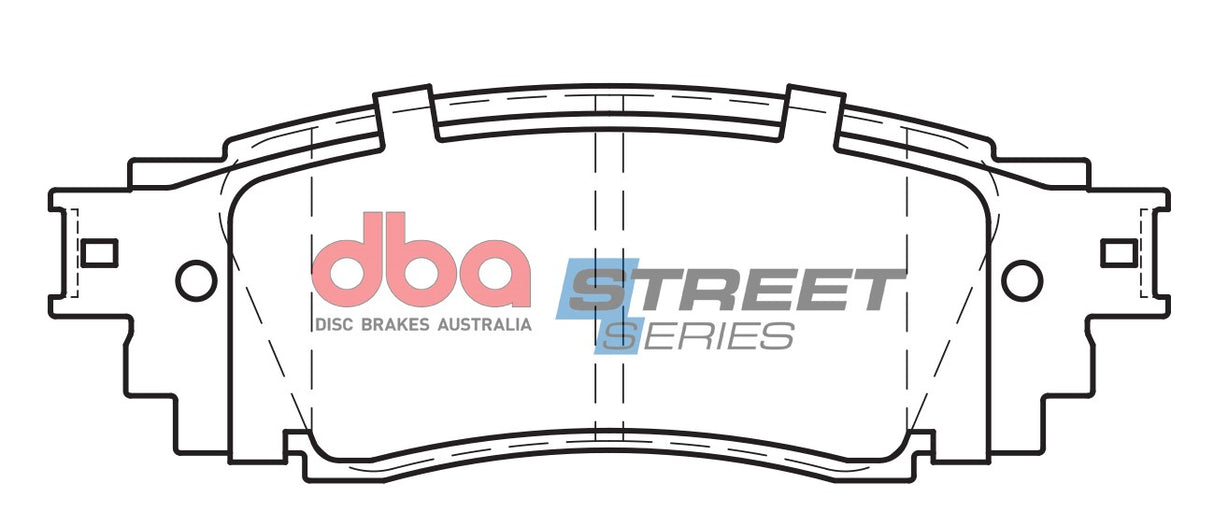 Ss Street Series Brake Pads Toyota Camry 2017 On Rear DB2469SS - DBA