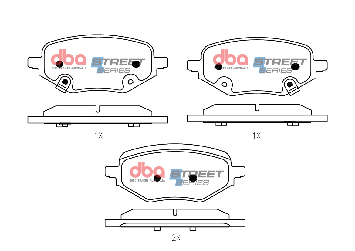 Ss Street Series Brake Padmg ZS/HC2017 On DB2632SS - DBA