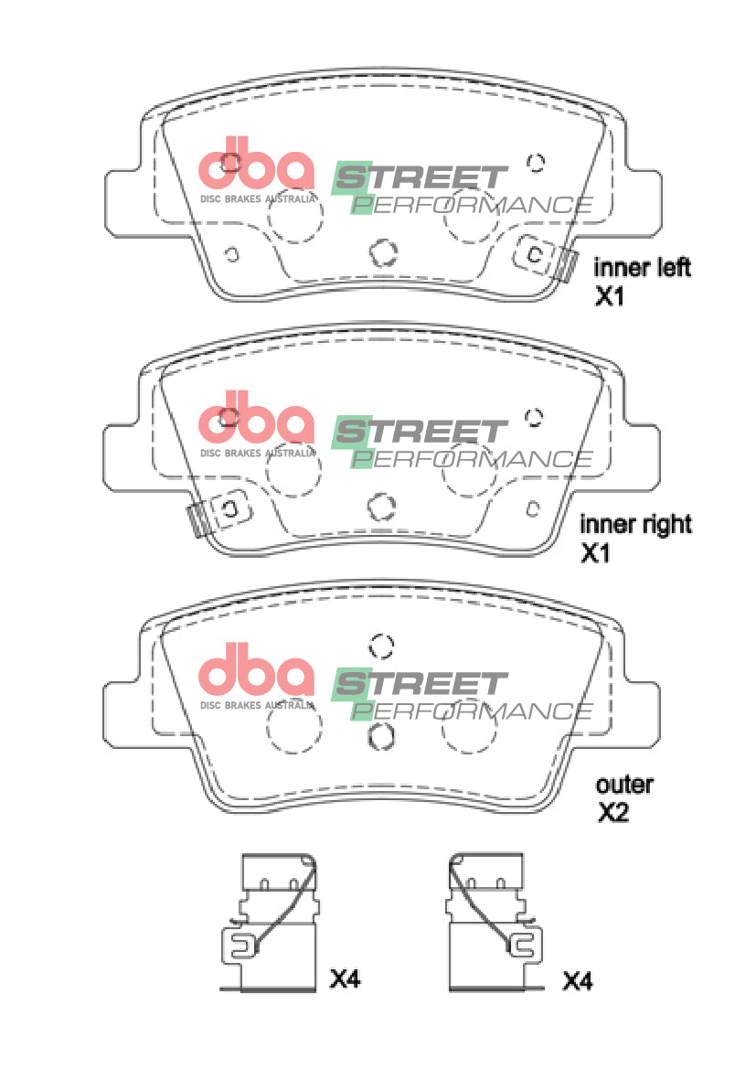 Sp Performance Brake Pads Hyundai Ioniq 5/KIA EV6 2022 On Front DB2648SP - DBA