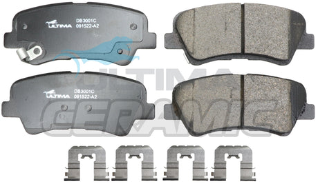 Brake Pads Fits SAIC-LDV G10 VAN REAR DISC PAD 11/2015 ON DB3001C - Ultima