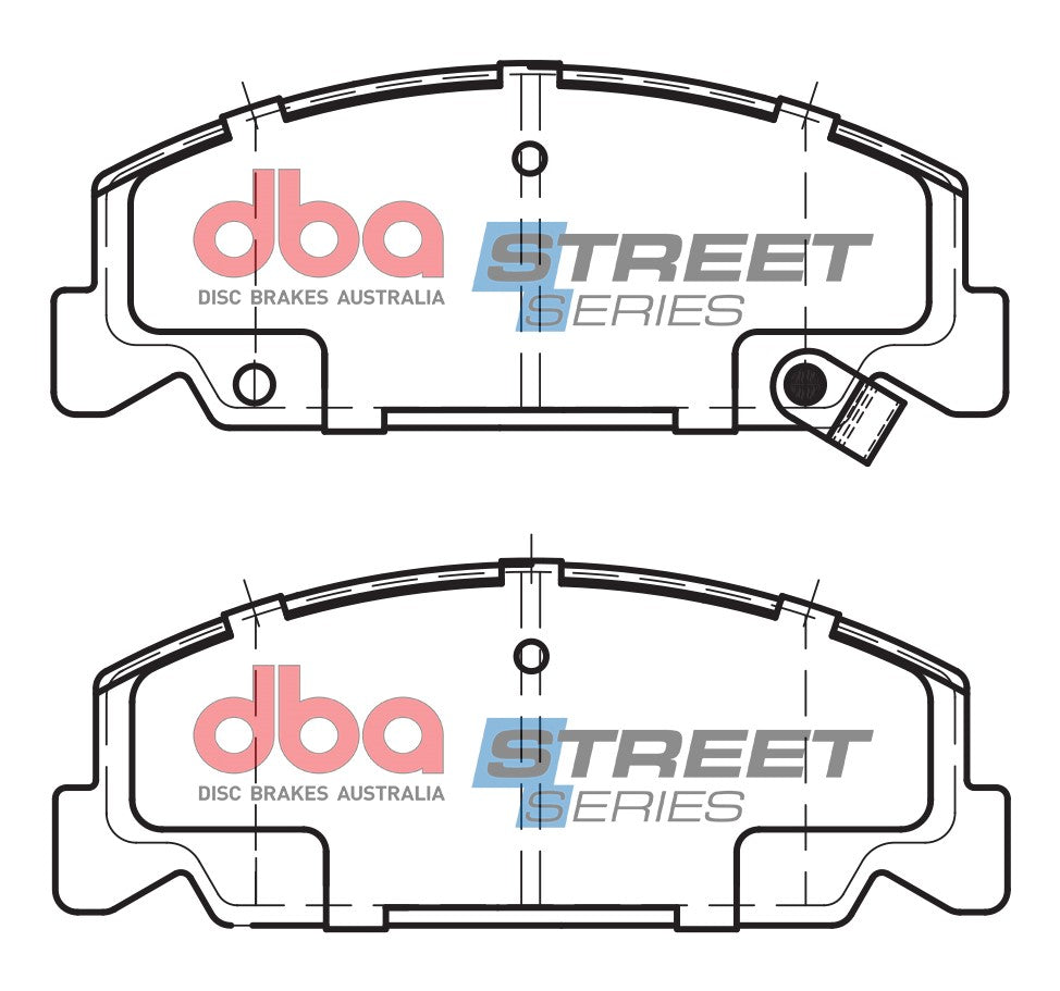Ss Street Series Brake Pads Honda 1984-2014 Front DB390SS - DBA