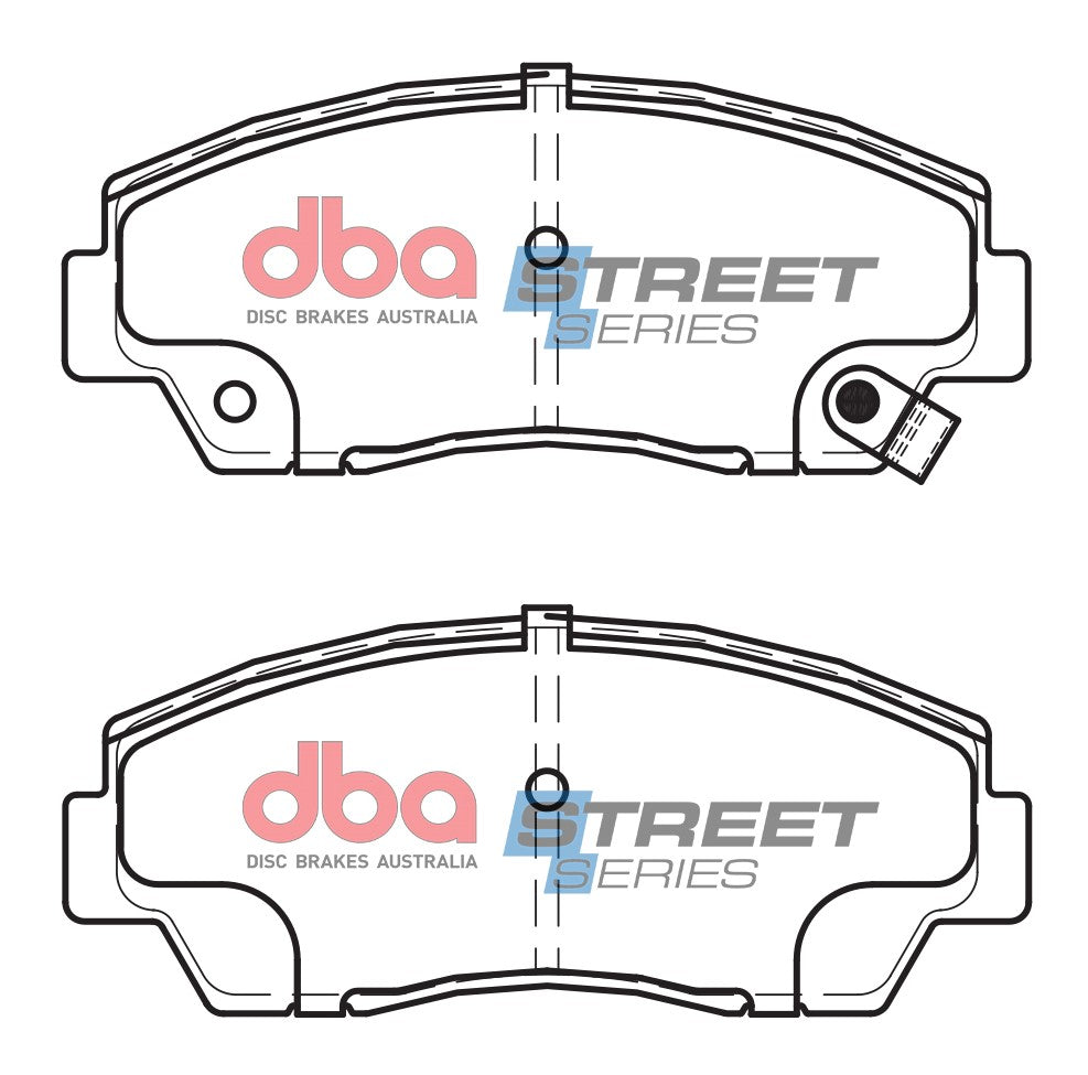Ss Street Series Brake Pads Ford & Mazda 1985-1997 Front DB409SS - DBA