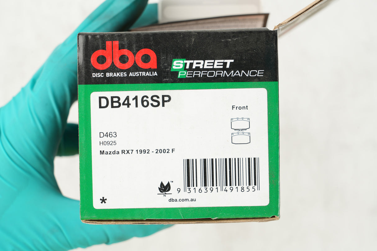 Sp Performance Brake Pads Mazda RX7 1992 2002 Front DB416SP - DBA