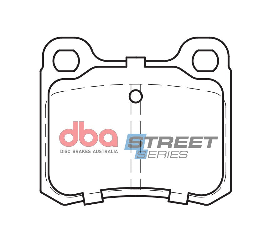 Ss Street Series Brake Pads Mercedes 1985-2000 Rear DB433SS - DBA