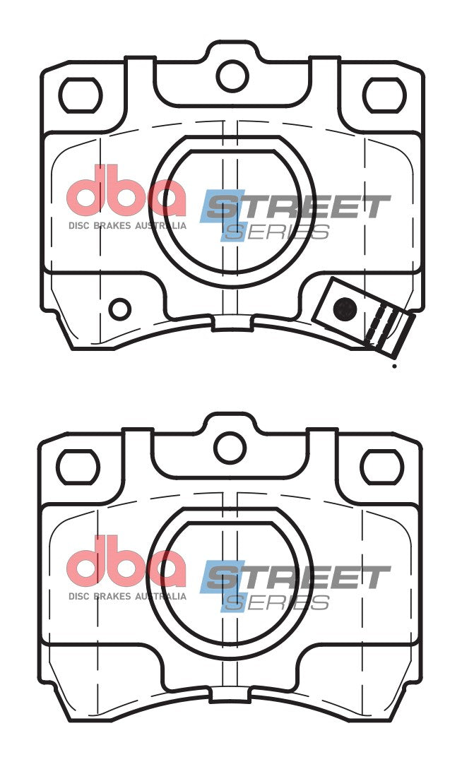 Ss Street Series Brake Pads Ford/Kia & Mazda 1985-2014 Front DB442SS - DBA