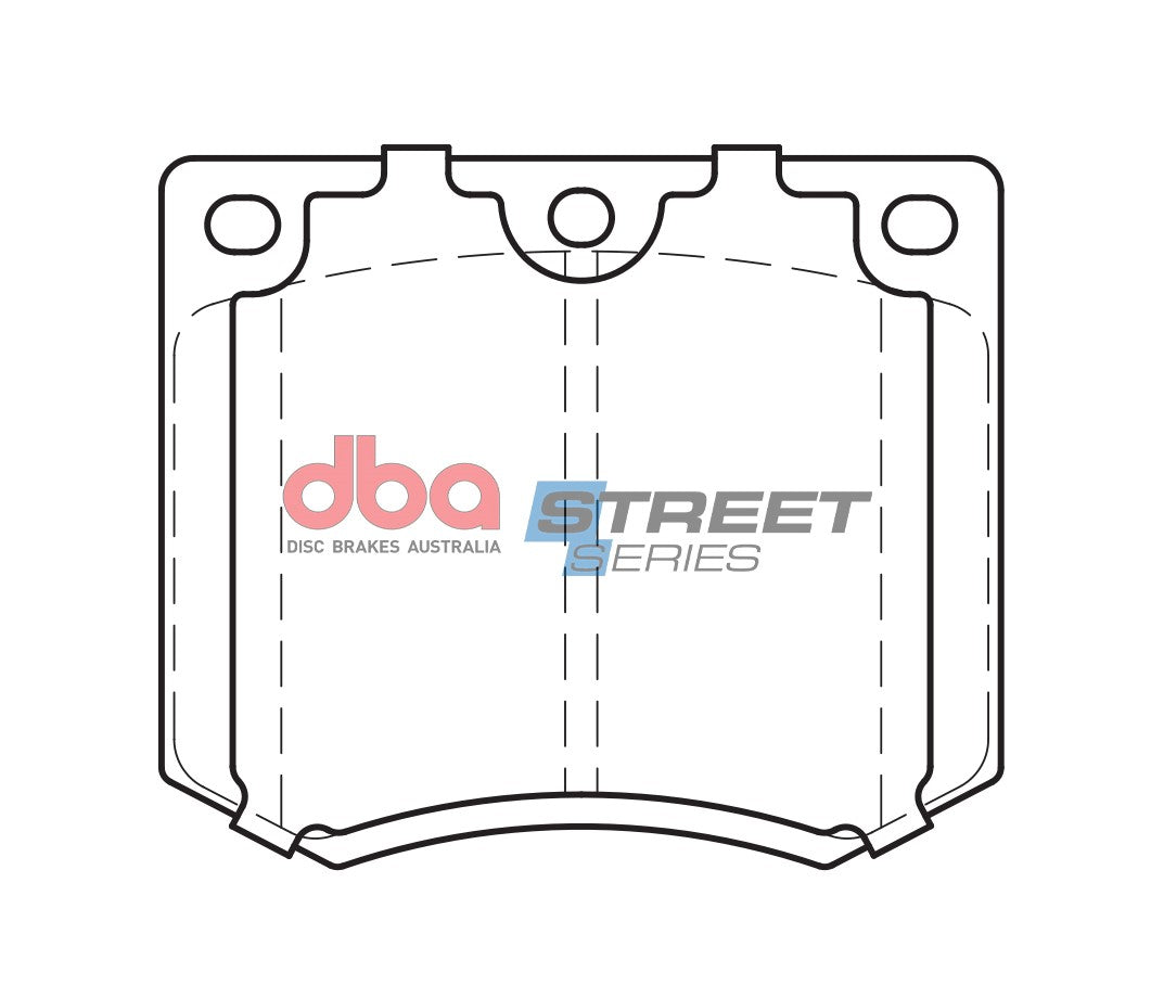 Ss Street Series Brake Pads Ford/Holden/Hyundai/Rolls & Triumph 1968-1987 Front DB625SS - DBA