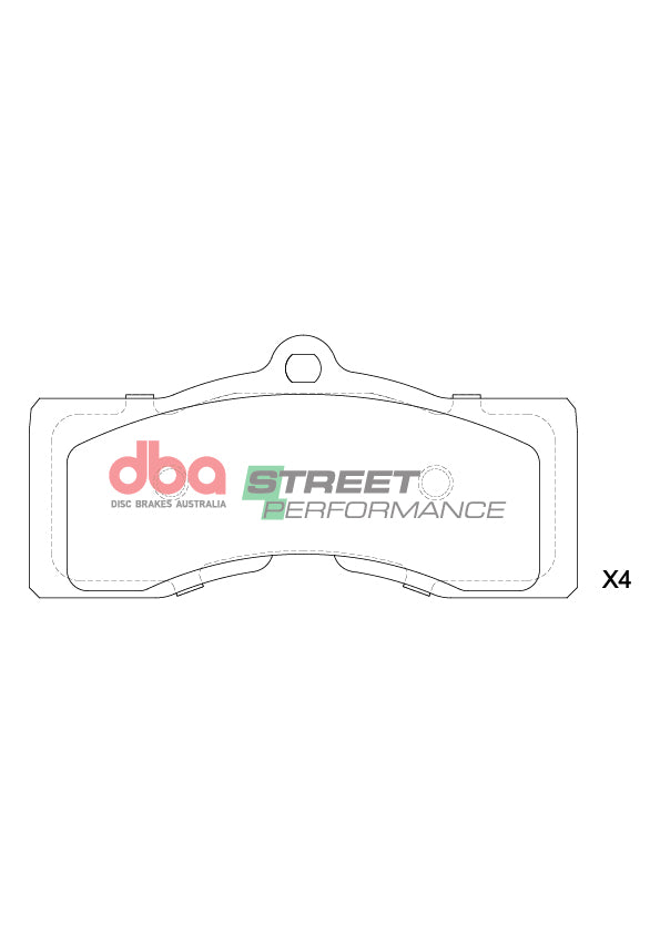 Sp Performance Brake Pads Chev C3 Corvette 1965-1982 Front & Rear DB7028ASP - DBA
