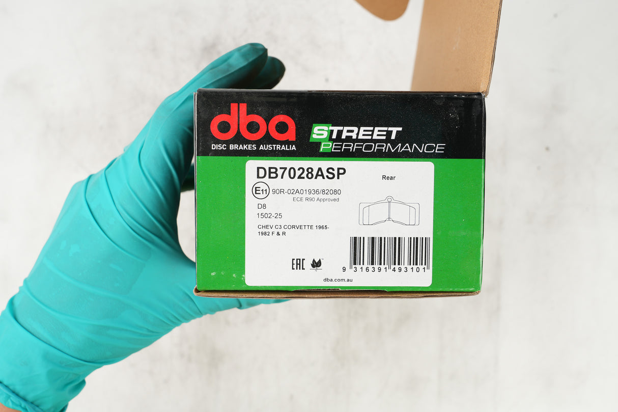 Sp Performance Brake Pads Chev C3 Corvette 1965-1982 Front & Rear DB7028ASP - DBA