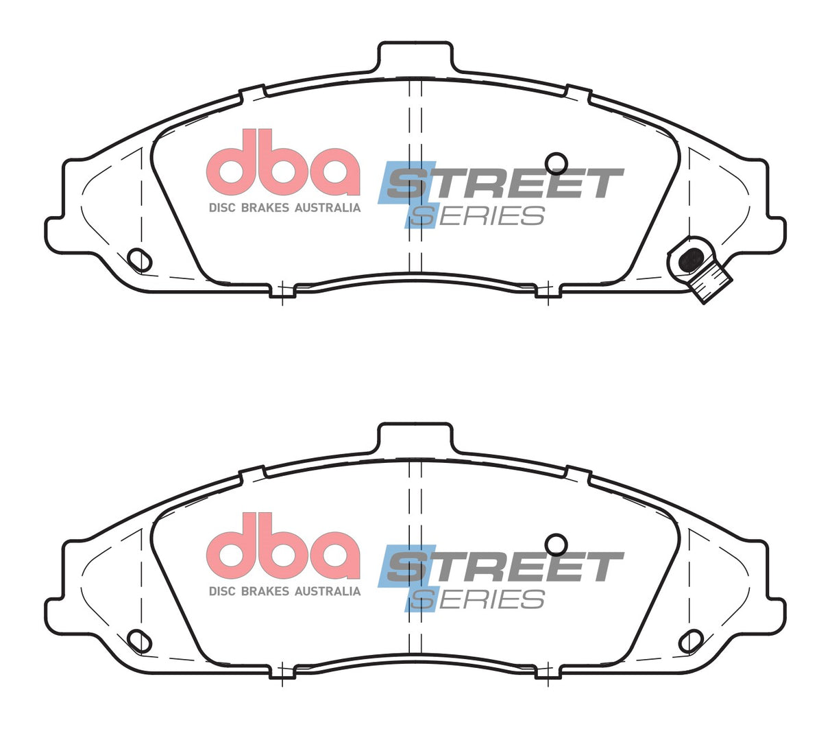 Ss Street Series Brake Pads Ford Falcon Ba XR6 XR8 With C5 C6 Caliper/Fpv With Pbr CALIPER2002-2005 Front DB7599SS - DBA