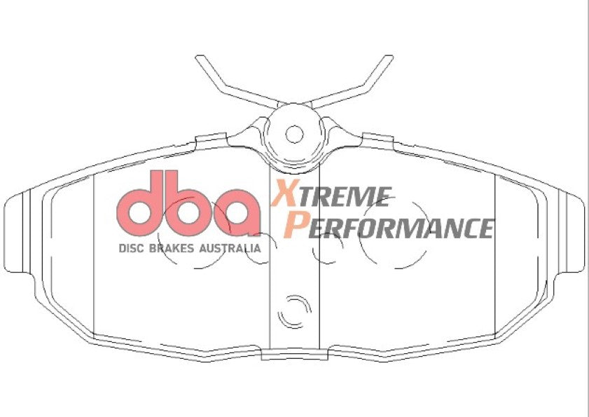 Xp Performance Brake Pads Mustang 05-10 Rear DB7987XP - DBA