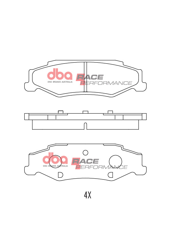 Race Brake Pads Chevrolet Corvette Rear DB8285RP - DBA