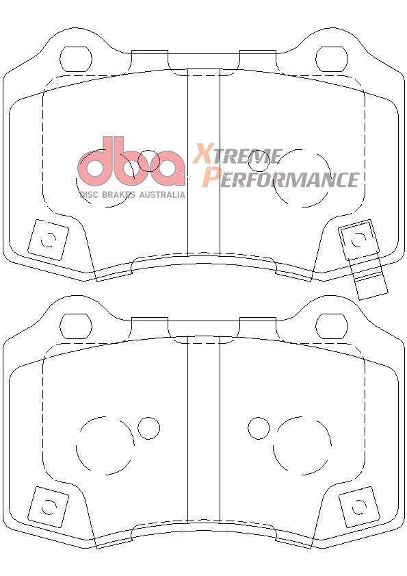 Xp Performance Brake Pads Jeep Grand Cherokee Srt Rear DB8805XP - DBA