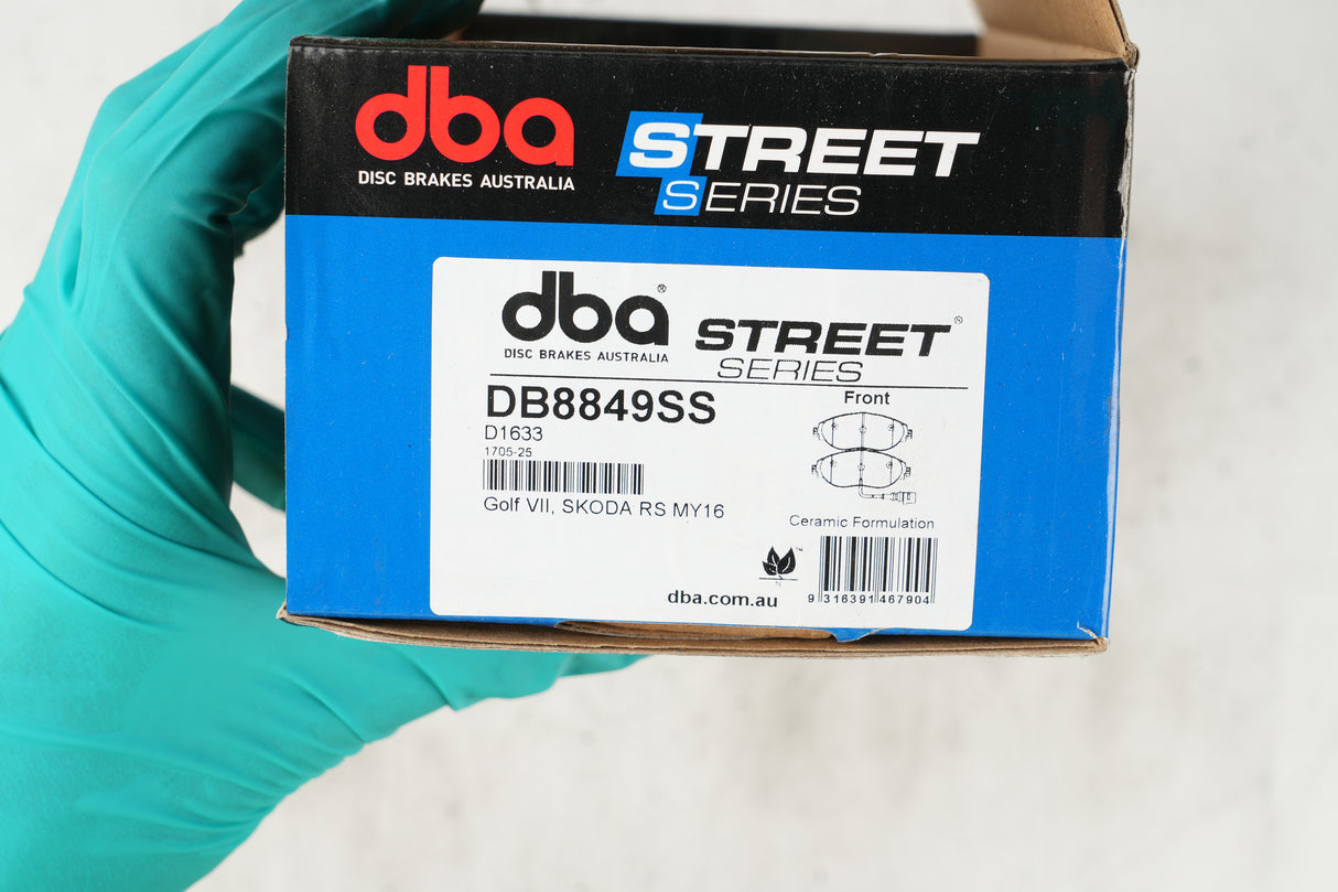 Ss Street Series Brake Pads Golf Vii Skoda Right Side MY16 Front(suits Wear Sensor DBAWS1120 ) DB8849SS - DBA