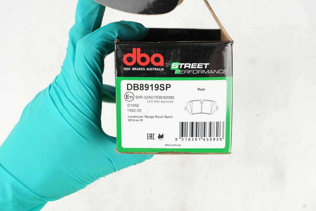 Sp Performance Brake Pads Landrover Range Rover Sport 2012 On Rear DB8919SP - DBA