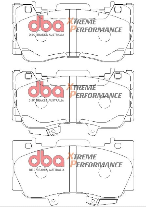Xp Performance Brake Pads Ford Mustang 2015 4 Piston Front DB9011XP - DBA