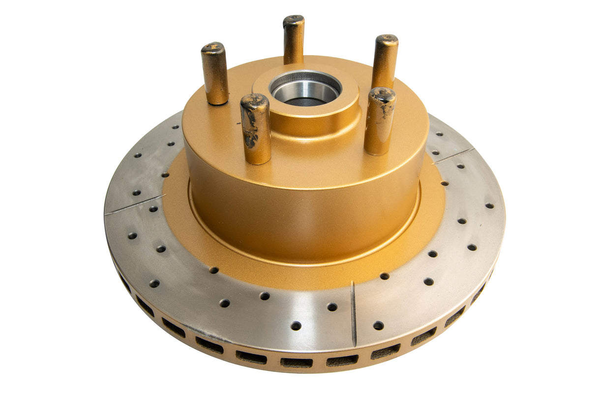 Street Gold Cross-Drilled/Slotted Holden 86-92 Vl-Vp 290MM Front Hub Type DBA017X - DBA
