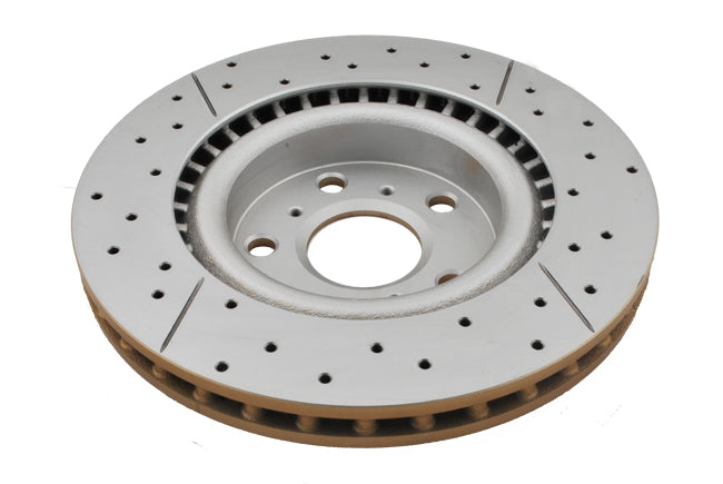 Street Gold Cross-Drill/Slotted Kp Commodore Ve/Vf V8 06-> Front DBA2028X - DBA