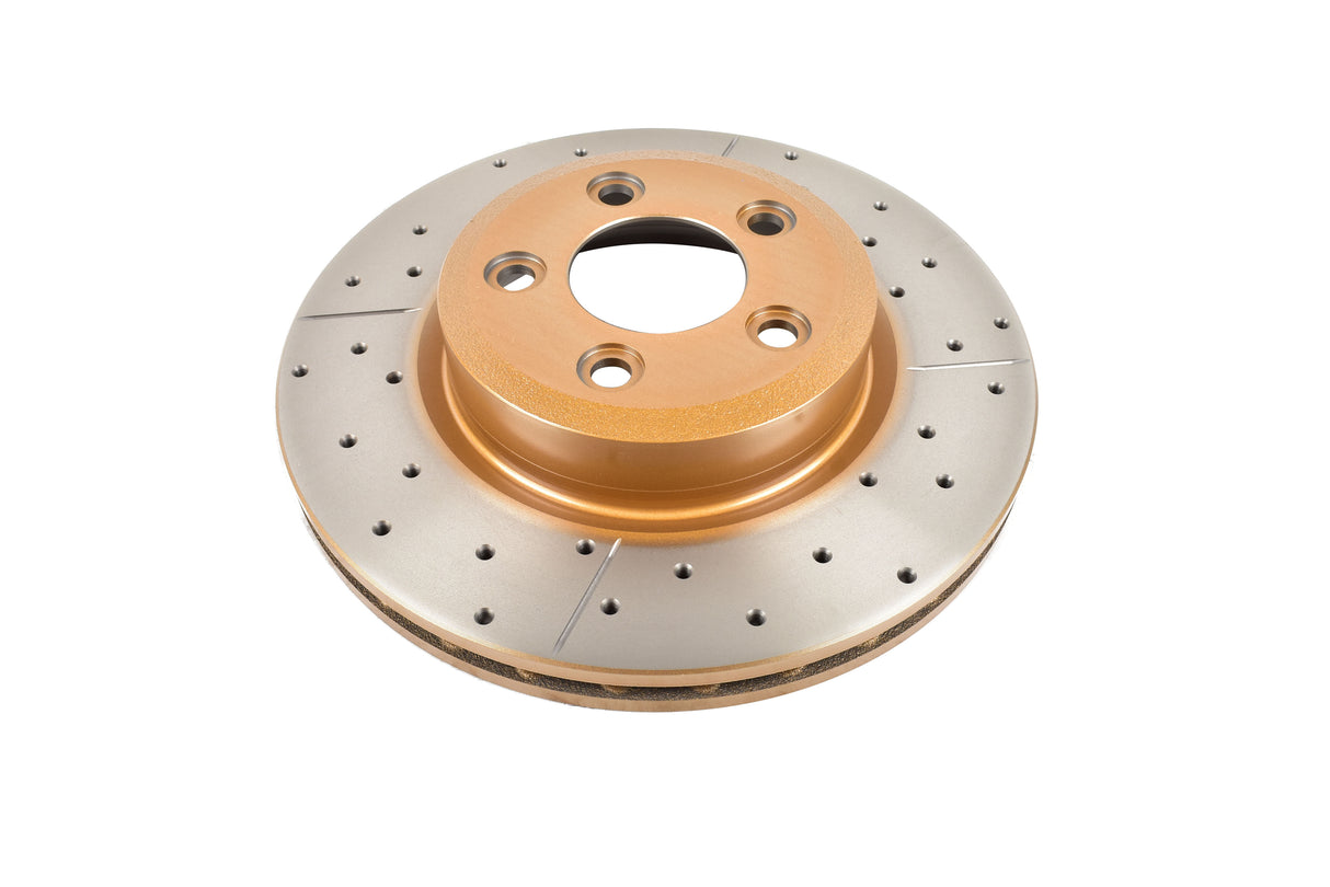 Street Gold Cross-Drill/Slotted Kp Ford Territory 04-> Front DBA2107X - DBA
