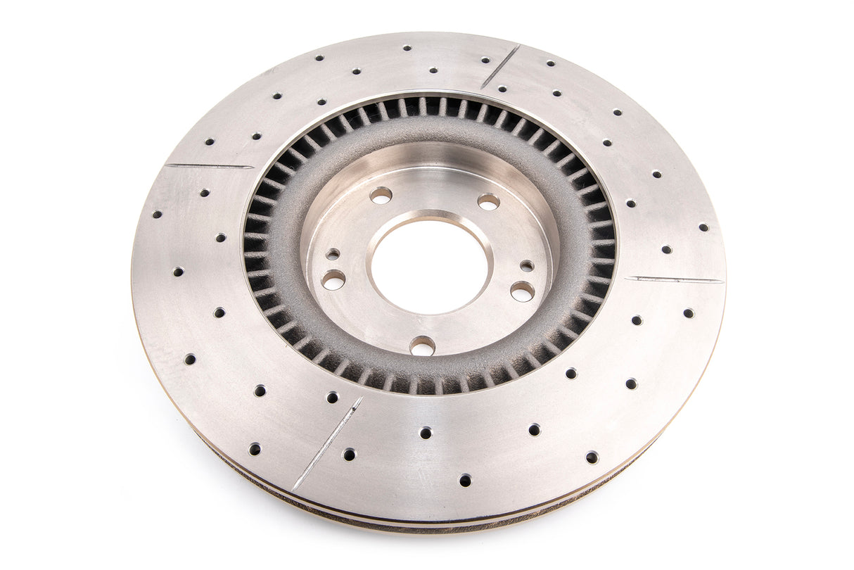 Street Gold Cross-Drill/Slotted Kp Hyundai I40 17/18 Wheels 2011-> Front DBA2472X - DBA