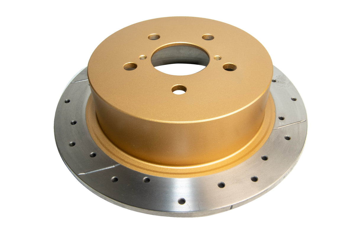 Street Gold Crossdrilled/Slotted SldSubaru Liberty/Outback 05-> Rear DBA2661X - DBA