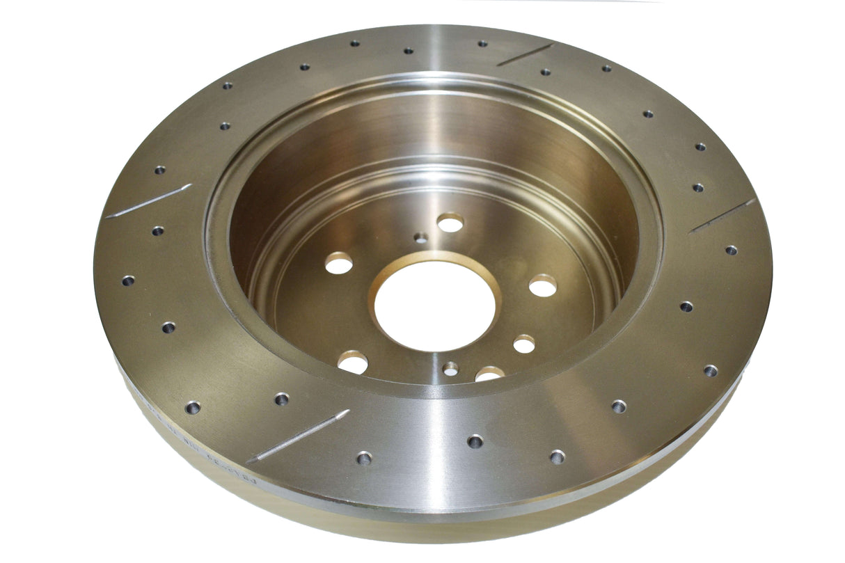 Street Gold Cross-Drilled/Slotted SldLexus/Toyota Kluger 07-> Rear DBA2735X - DBA