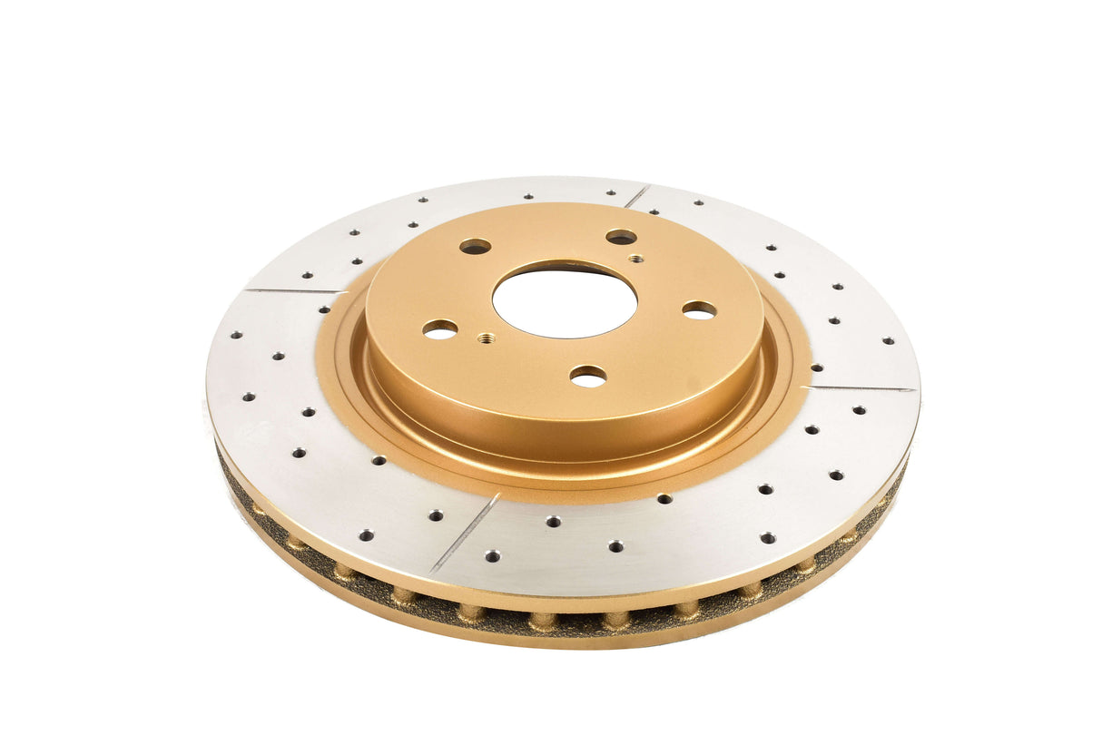 Street Gold Cross-Drill/Slotted Kp Toyota Camry Series ASV70R AXVH71R & GSV70R 2.5L & 3.4L 11/17 -> Front DBA2744X - DBA