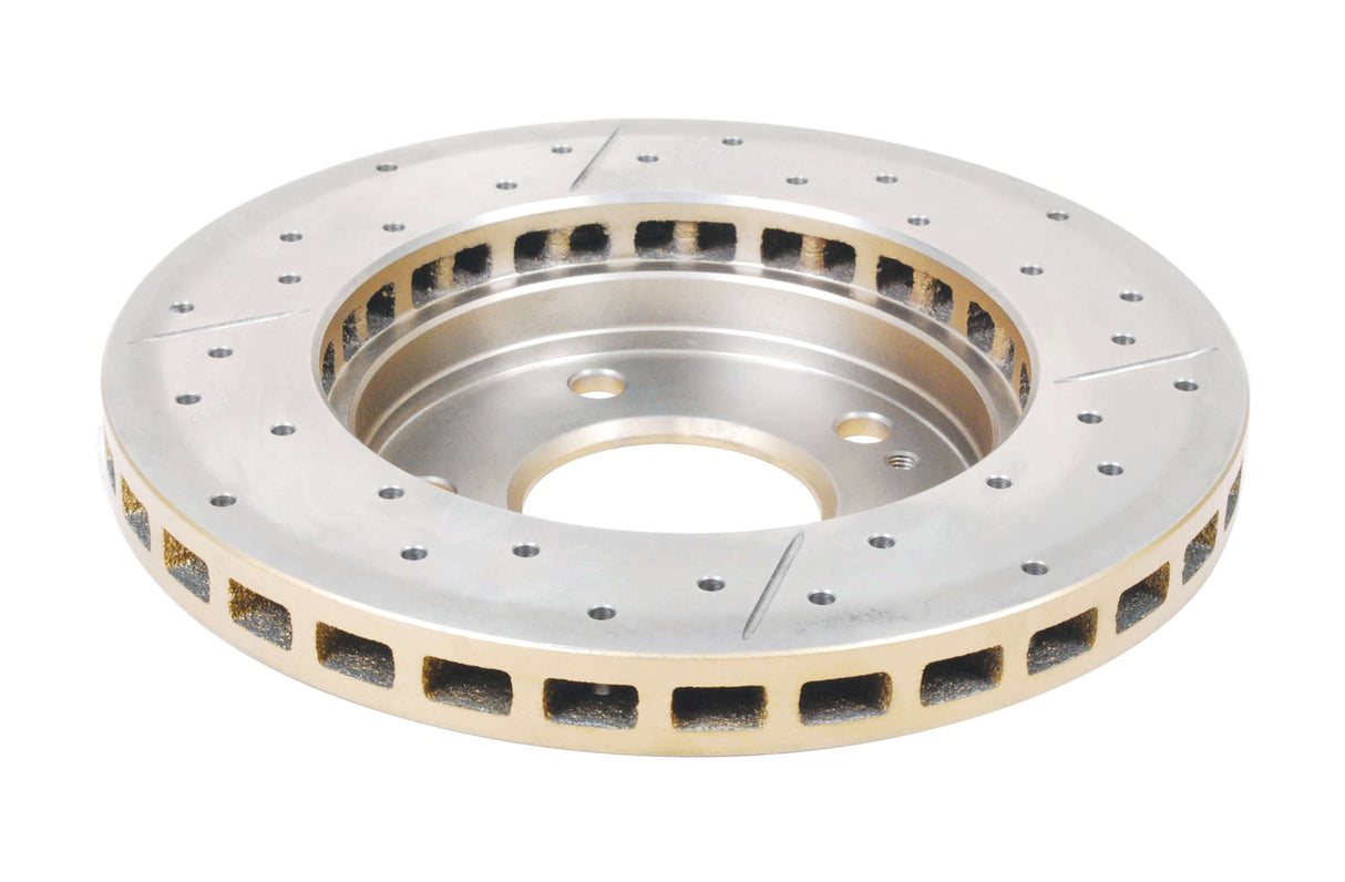 Street Gold Cross-Drilled/Slotted Mitsubishi Magna 85-91 Front DBA421X - DBA