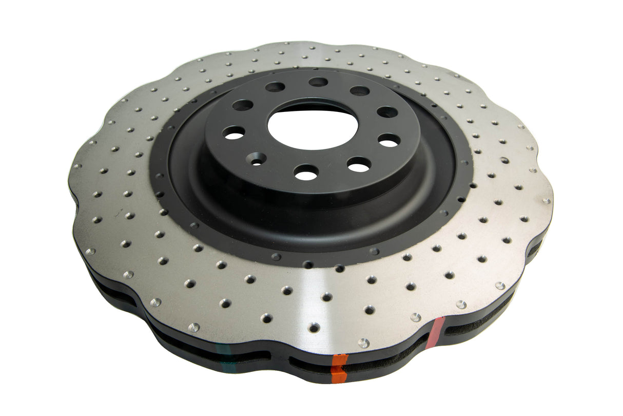 4000 Cross-Drill And Dimple Wave Disc Kp Volkswagen Golf Mk: 5&6 Front DBA42808WXD - DBA