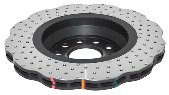 4000 Cross-Drill And Dimple Wave Disc Kp Volkswagen Golf R32/JETTA/TIGUAN & Skoda 03-> Rear DBA42809WXD - DBA