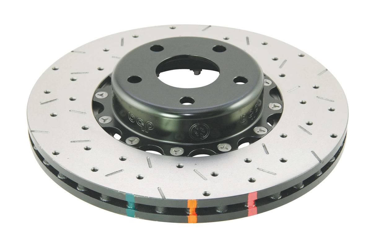 5000 Fully Assembled 2 Piece Black Hat Xs Cross-Drill/Slotted Kp Subaru Wrx Us Spec Front DBA5010BLKXS - DBA