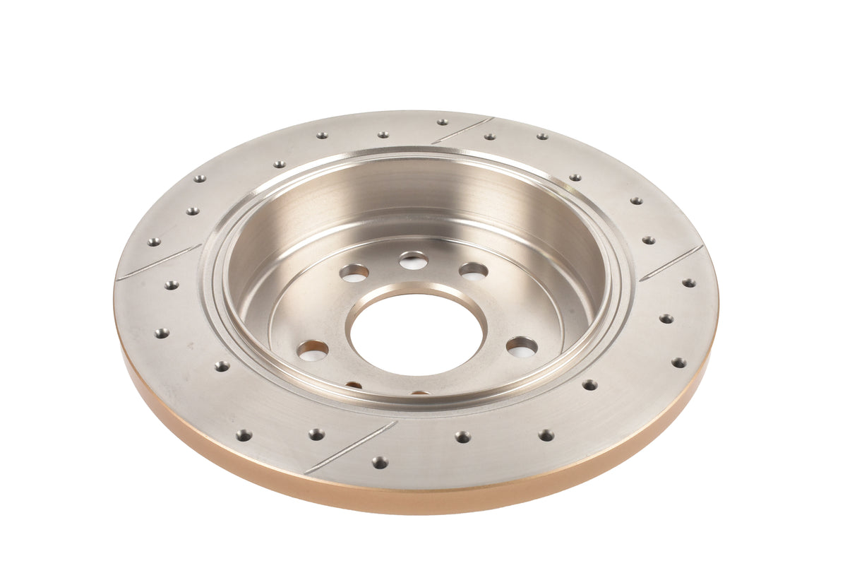 Street Gold Cross-Drilled/Slotted SldFord Ba/Bf & Fg 02-> Rear DBA505X - DBA