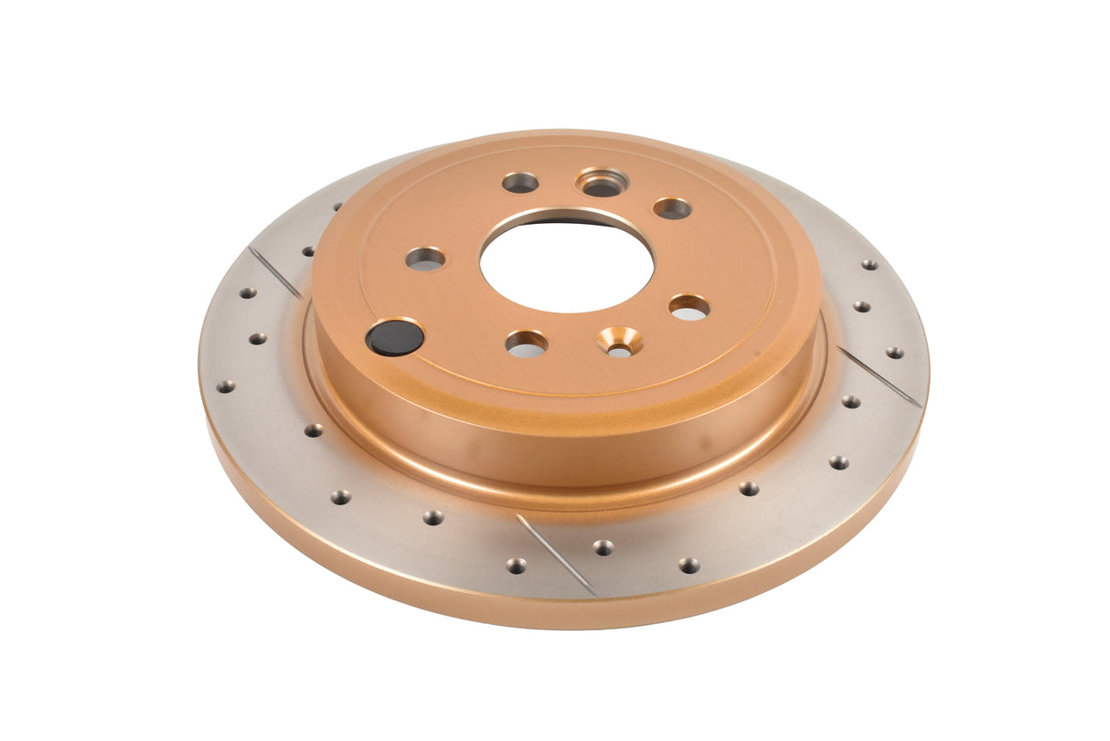 Street Gold Cross-Drilled/Slotted SldFord Ba/Bf & Fg 02-> Rear DBA505X - DBA