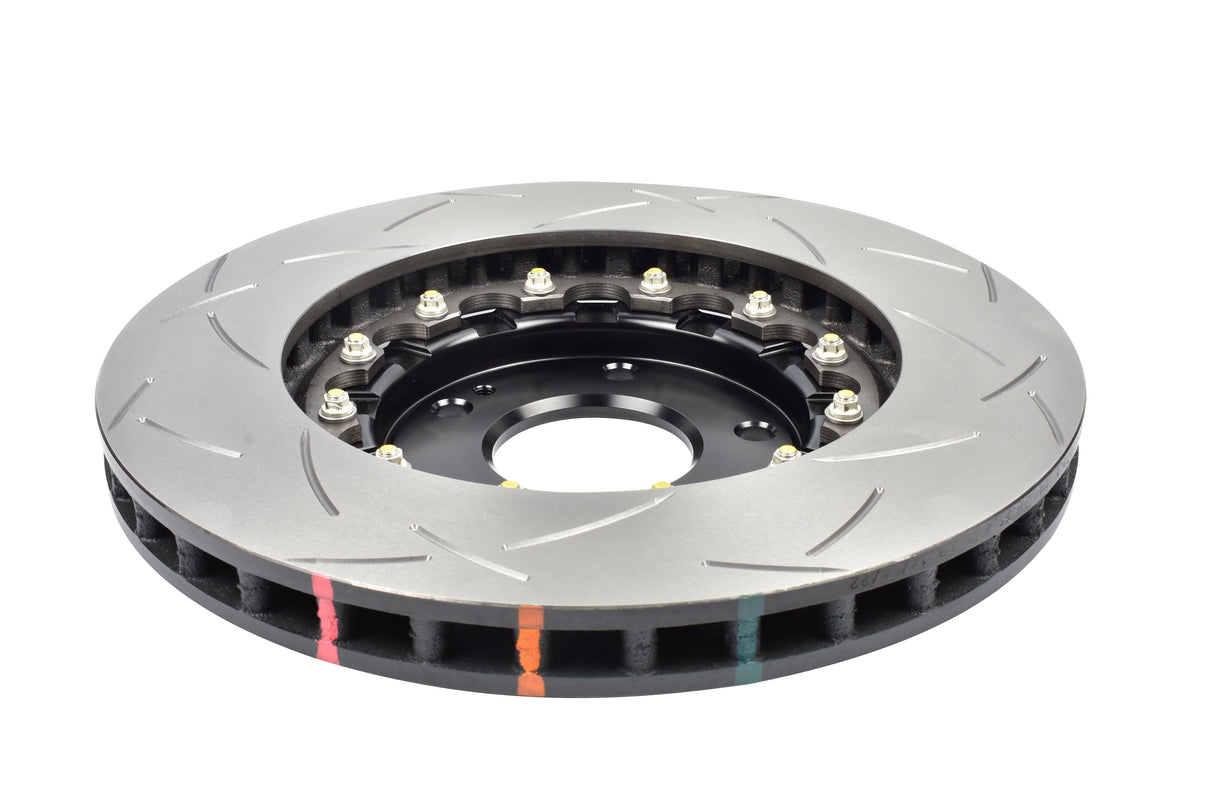 5000 Assembled 2 Piece Black Hat T3 Slot Kp Hyundai I40 17/18 Wheels 11-> Front DBA52472BLKS - DBA
