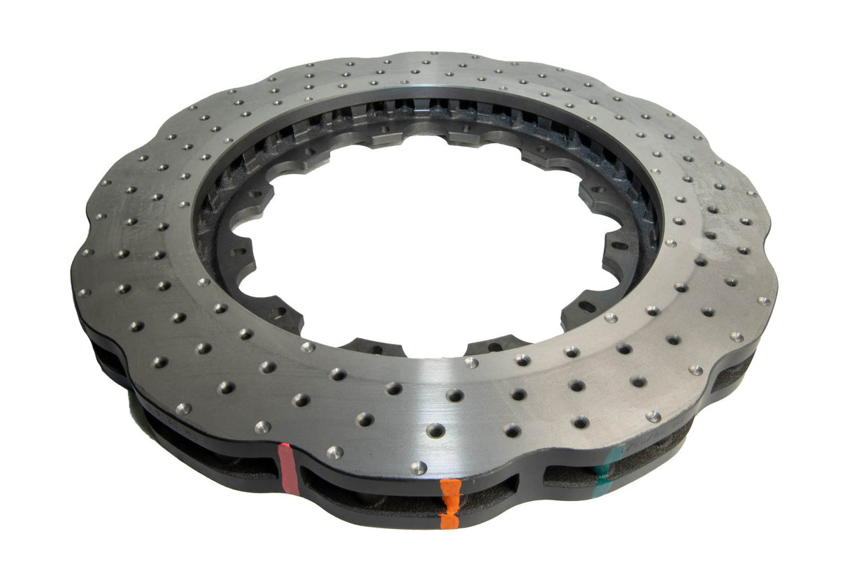 5000 Rotor Cross-Drill And Dimple Wave Disc 365MM X 34MM Kp Audi R8 RS5 Front & Audi Right Side Q3 14-> Front Nas Nuts Included DBA52834.1WXD - DBA