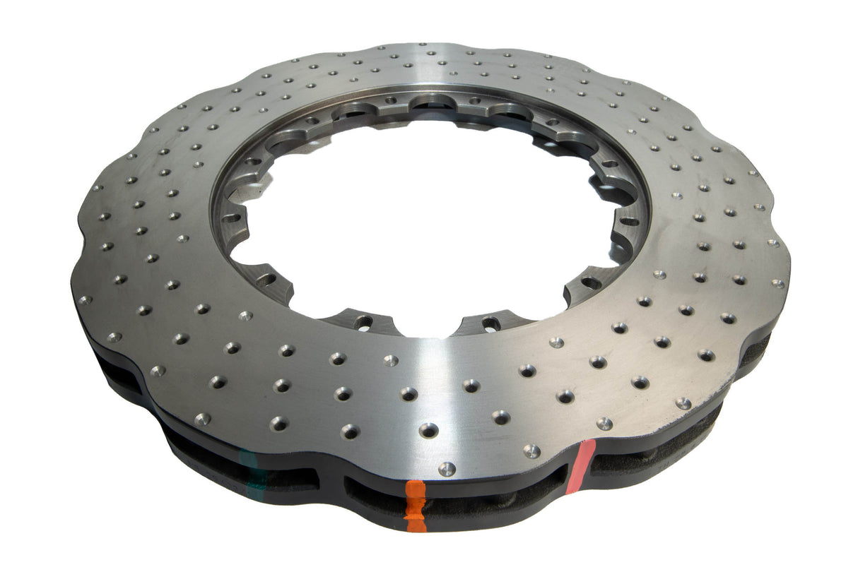 5000 Rotor Cross-Drill And Dimple Wave Disc 365MM X 34MM Kp Audi R8 RS5 Front & Audi Right Side Q3 14-> Front Nas Nuts Included DBA52834.1WXD - DBA