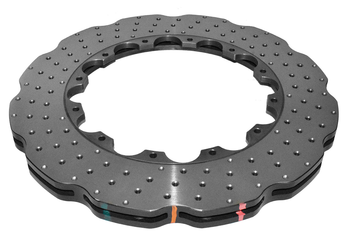 5000 Rotor Cross-Drill And Dimple Wave Disc 330MM X 22MM Kp Audi RS4 RS5 Rear Nas Nuts Included DBA52835.1WXD - DBA