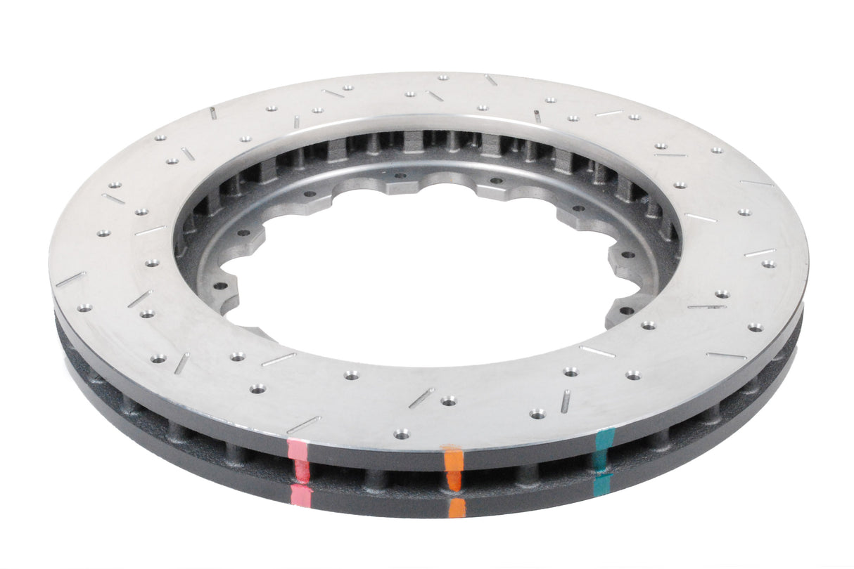 5000 Rotor X/Drilled & Slot 340MM X 32MM Kp Corvette C6 05-> Front With Nas Nuts DBA52990.1XS - DBA