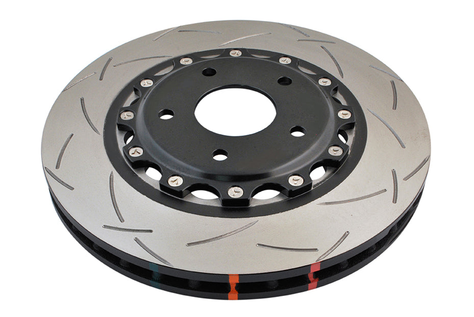 5000 Assembled 2 Piece Black Hat T3 Slot 340MM X 32MM Kp Corvette C6 05-> Front DBA52990BLKS - DBA