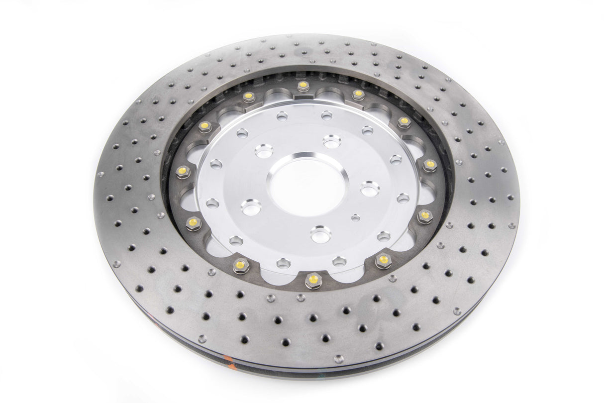 5000 Rotor Cross-Drill And Dimple With Nas Nuts 356MM X 28MM Kp Audi RS6 2008-2011 Rear DBA53001.1XD - DBA