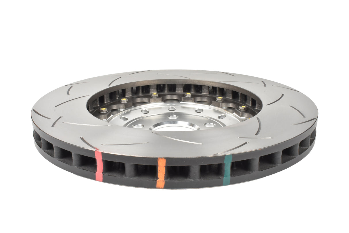 5000 Fully Assembled 2 Piece Sliver Hat T3 Slot Kp Audi RS6 13-17/RS7 14-17 Front Rings DBA53000.1S DBA53002SLVS - DBA