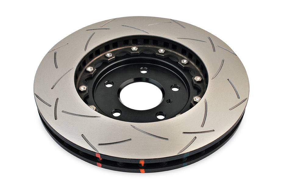5000 Assembled 2 Piece Black Hat T3 Slot Kp Nissan 350Z & V35 Skyline Brembo Front DBA5600BLKS - DBA