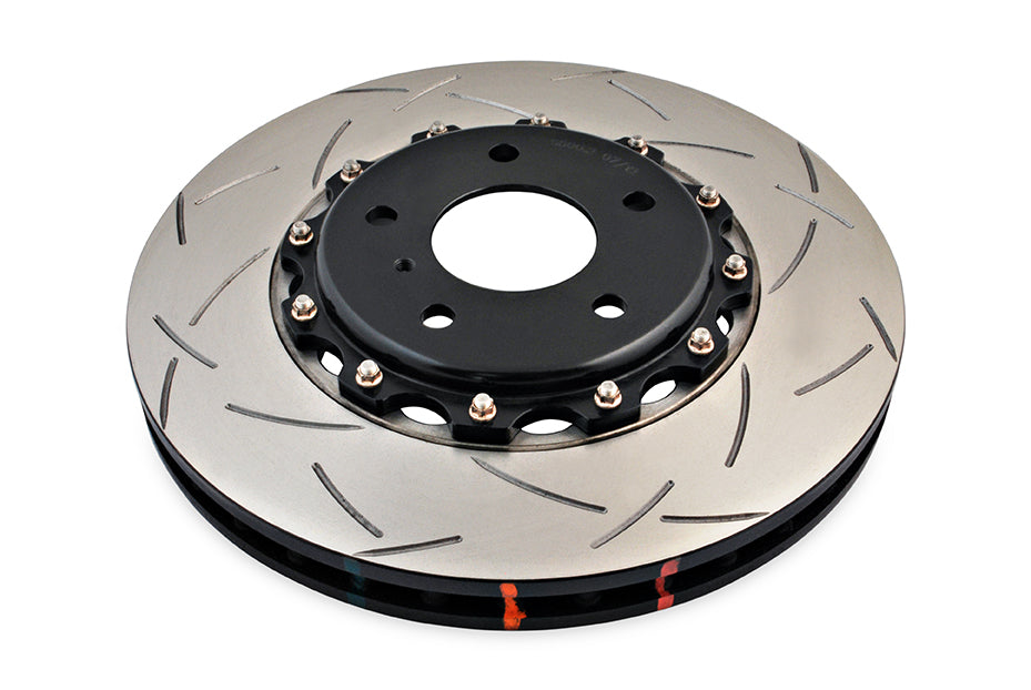 5000 Assembled 2 Piece Black Hat T3 Slot Kp Nissan 350Z & V35 Skyline Brembo Front DBA5600BLKS - DBA
