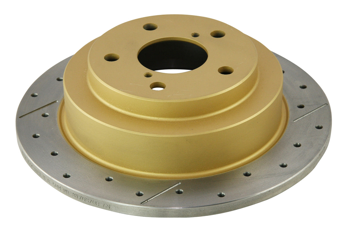 Street Gold Cross-Drilled/Slotted SldSubaru Forester/Impreza Wrx/Liberty 94-99 Rear DBA644X - DBA