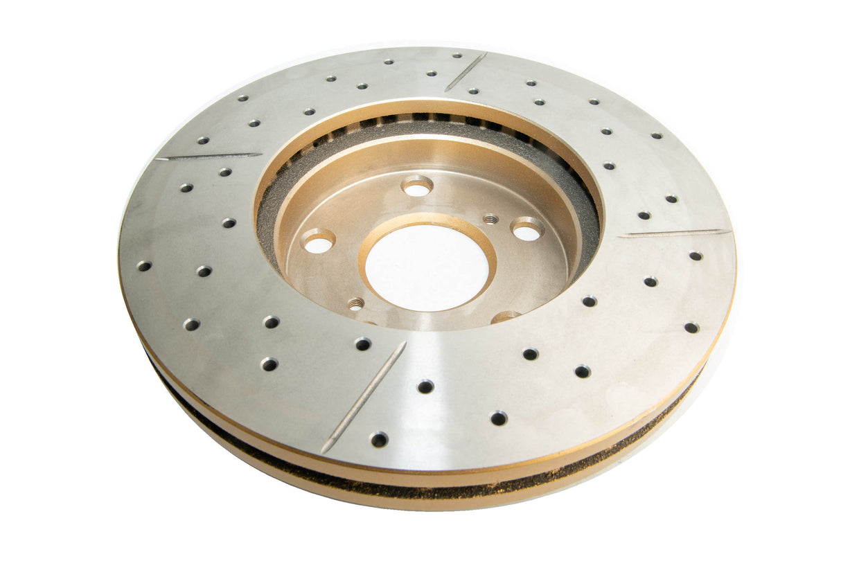 Street Gold Cross-Drill/Slotted Kp Camry/Lexus/Apollo 92-06 Front DBA735X - DBA