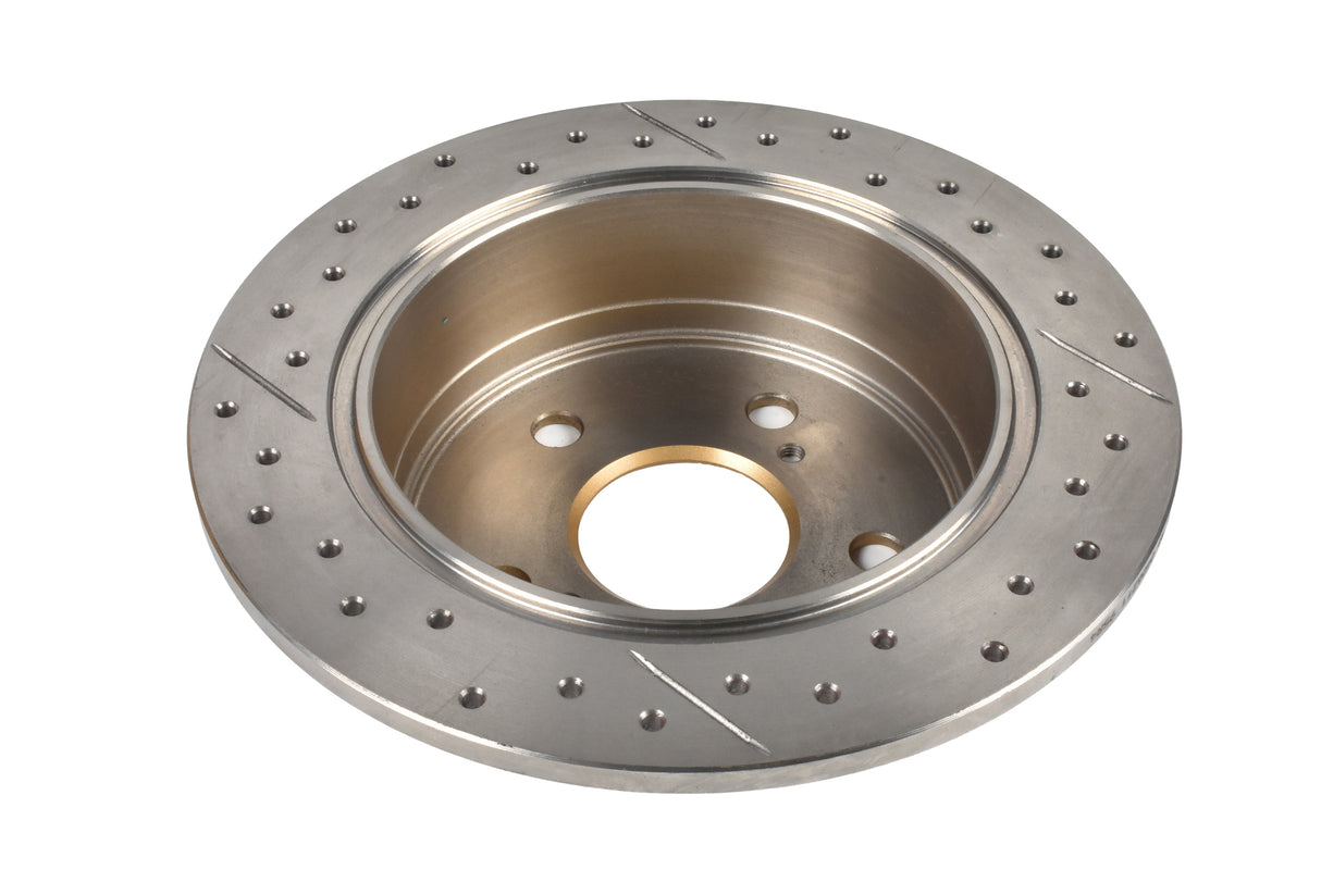 Street Gold Cross-Drilled/Slotted SldToyota Camry/Holden Apollo 92-02 Rear DBA736X - DBA